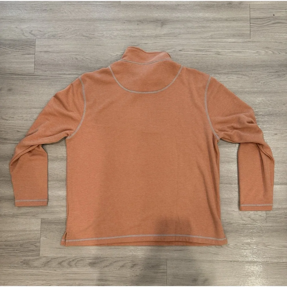 True Grit 1/4 Zip Pullover‎  Men's  XXL Rust Orange